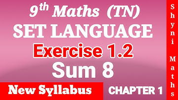 9th maths chapter 1 exercise 1.2 question 8 tn samacheer shyni maths