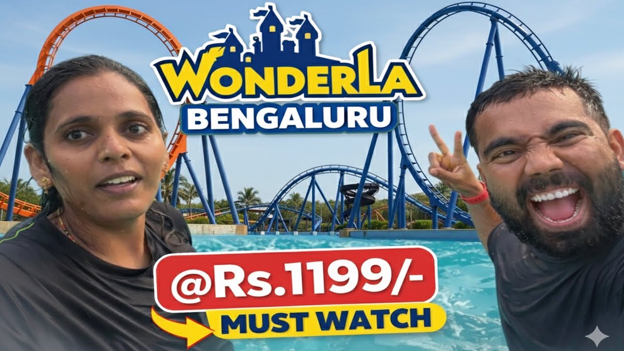 Wonderla Bengaluru @1199/- | Ultimate Amusement Park Experience 🎡🔥 | Land & Water rides #Wonderla