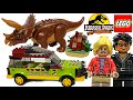 LEGO Jurassic Park Triceratops Research Review! 2023 set 76959!