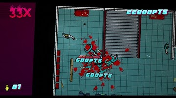 Judgement (The Rooster Files) 74X Combo - HARD MODE - A Hotline Miami 2 Level Editor Campaign Level