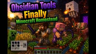 MC Homestead w Jlgaming Ep9 -Obsidian Tools Finally! screenshot 1