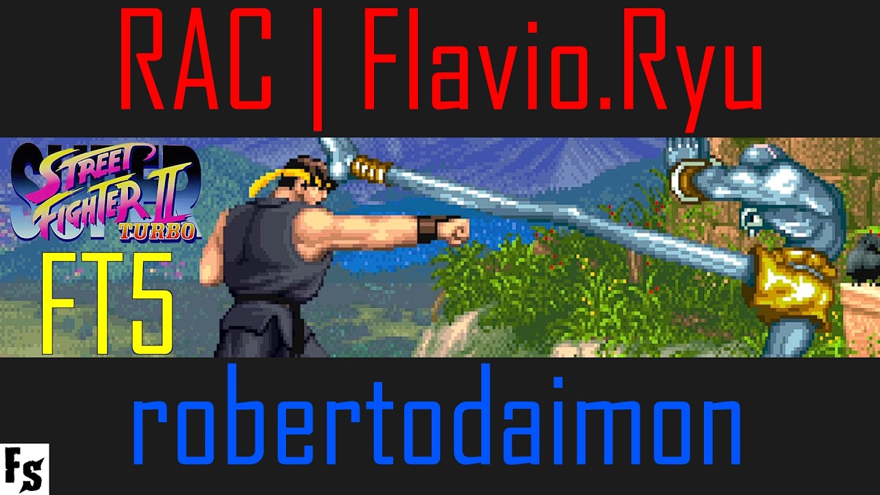 Super Street Fighter 2 Turbo - RAC | Flavio.Ryu [Ryu] vs