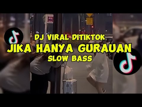 dj terbaru viral tiktok || jika hanya gurauan || slow bass full song Maman Fvndy