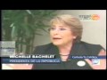 Bachelet afirma, no nos hemos armado para un fin bélico sino para asegurar niveles de seguridad