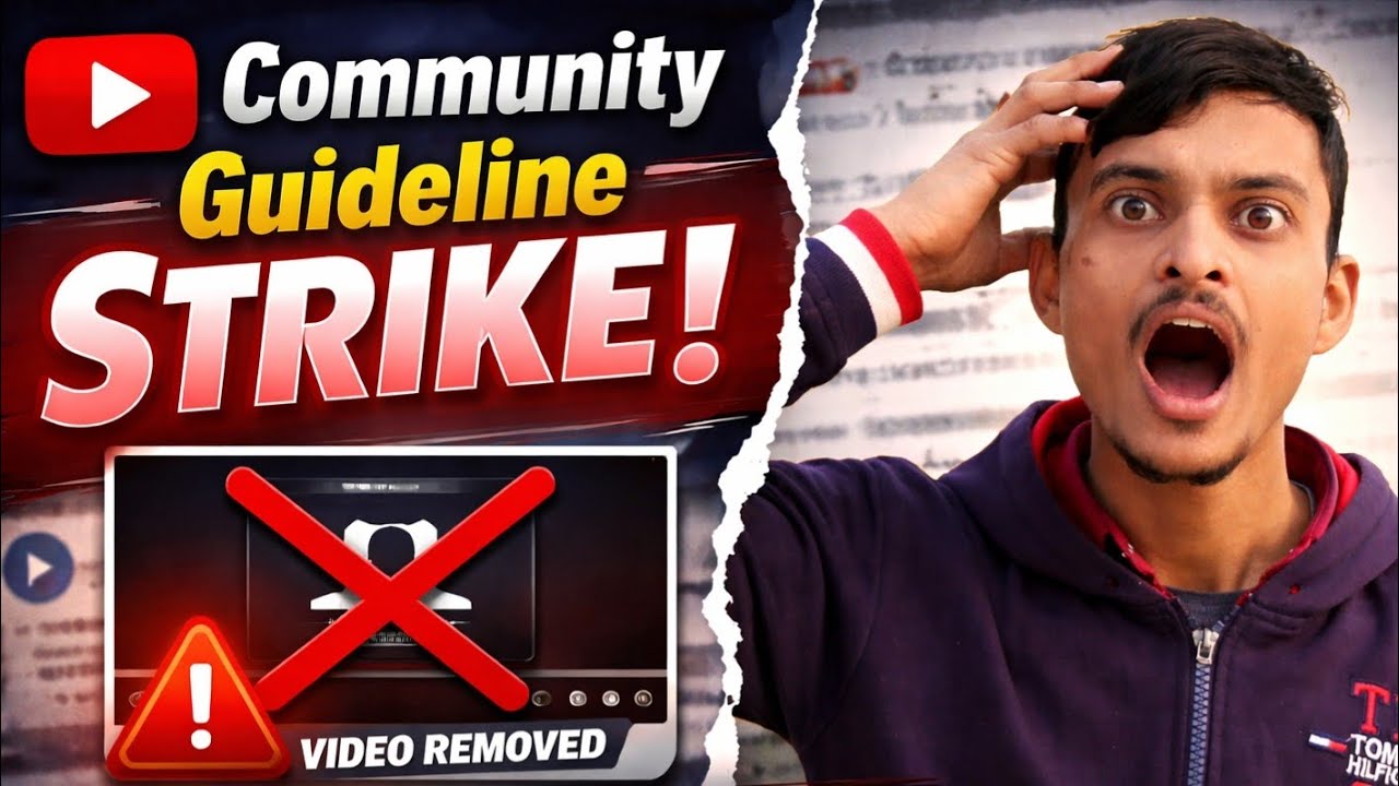 YouTube Community Guideline Strike कैसे हटाएँ? 100% Working तरीका 🔥