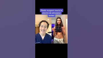 Doctor Reacts to Electric Ab Stimulator! #shorts #abs