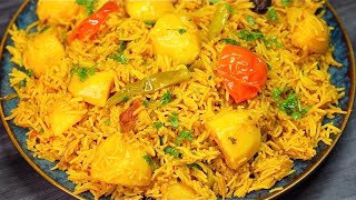 चटपटी आलू तहारी जो किसी से कम नही Aloo Tahari Recipe | Aloo Masala Pulao | Hyderabadi Aloo Ki Tahari