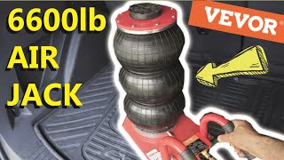 Try THIS Before You Buy a Floor Jack! | VEVOR 6600lb Air Jack Review: HOW TO ESCAPE
