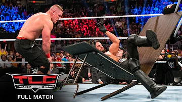 FULL MATCH - John Cena vs. Seth Rollins – Tables Match: WWE TLC 2014