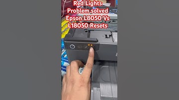 Red Lights Problem solved Epson L8050 Vs L18050 Resets#epson #service #printersupportsoftware