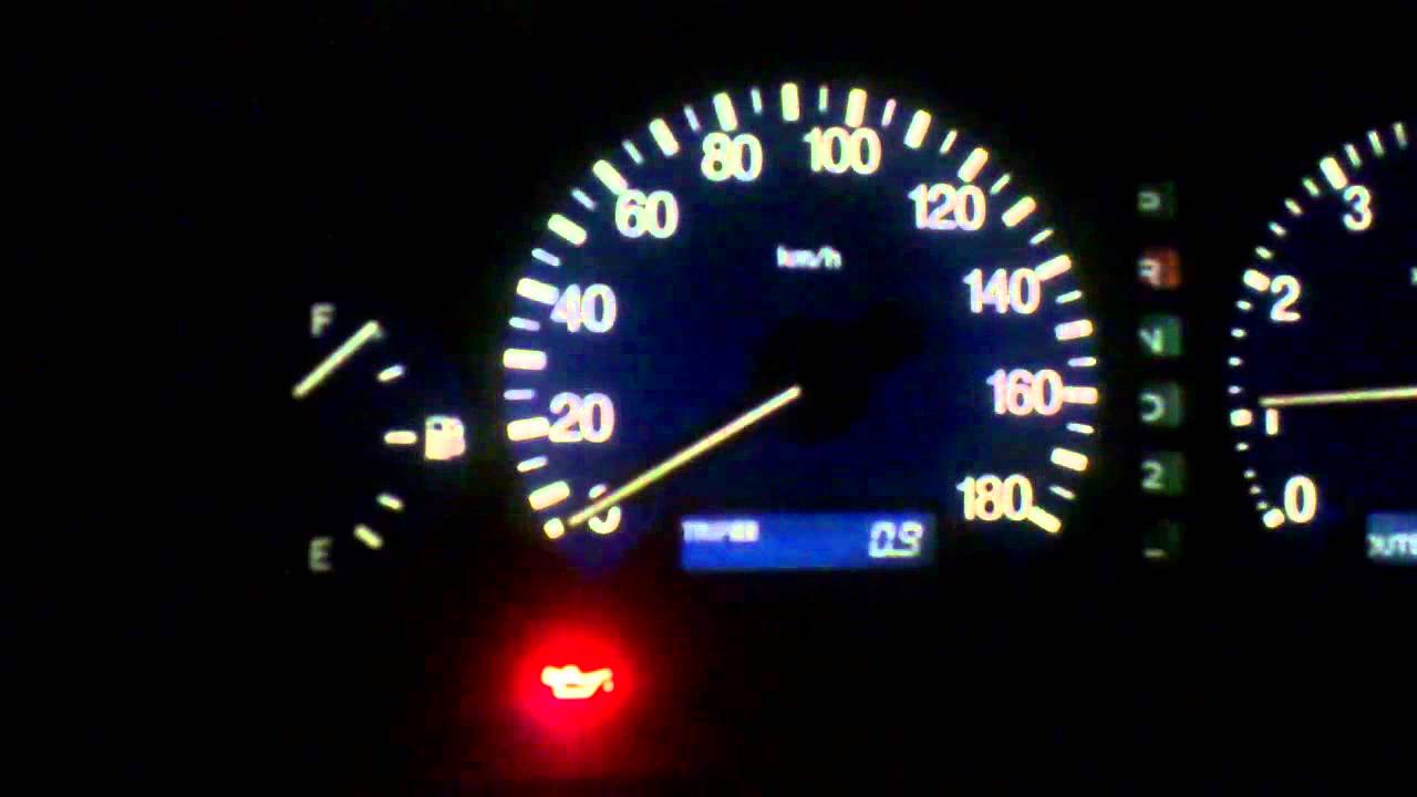 Лампочка давления масла - YouTube