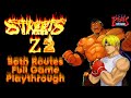 Streets of rage z 2 openbor  both routes  full game playthrough