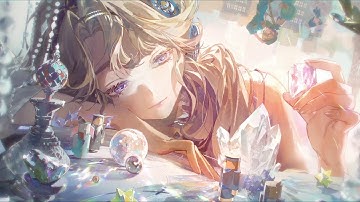 What the crystal sees, gazes upon, and seeks are countless and infinite. | Reverse: 1999