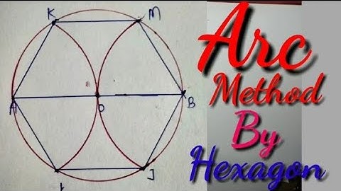 How to draw a regular hexagon knowing the length of one side.....