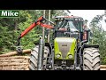 2020 | Full Power mit Claas Xerion 3800 am Holz Hacken | Chipping Wood | Forestry | Lu Waßmuth.