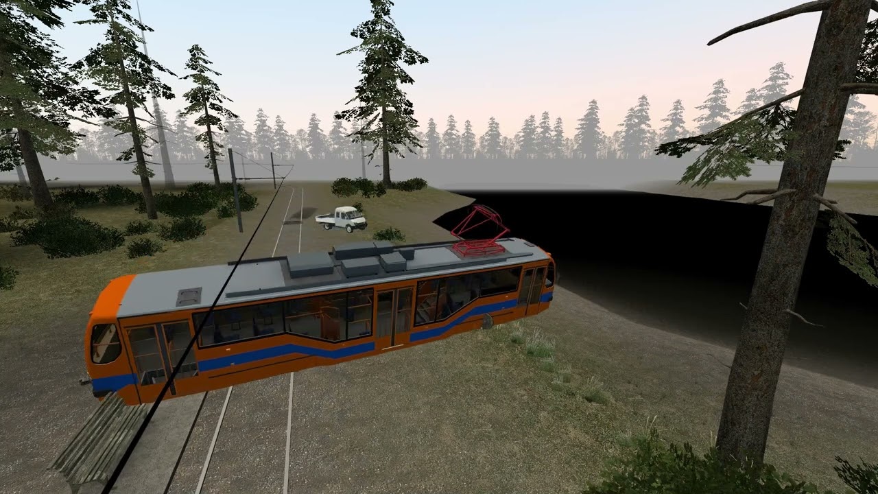 Трамвай Никола Тесла, но это Сосновское