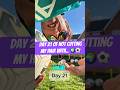 Day 21 of not cutting my hair until.. #football #foryou #viralvideo #shorts #challenge #sports