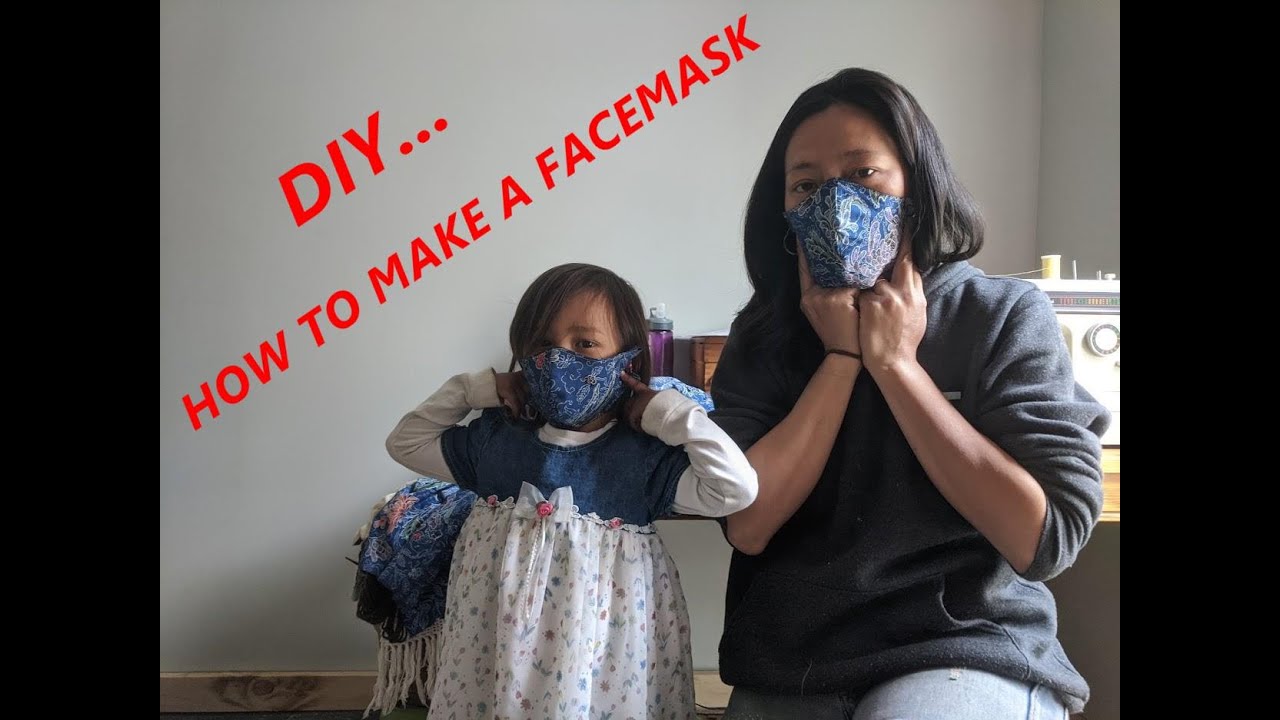 How to Make a Simple Facemask. Please Make Some and Help Out! (pattern ...