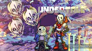 Undertale Genocide: Sans And Papyrus Fight FINAL ATTACK Theme (Original Video and read description)