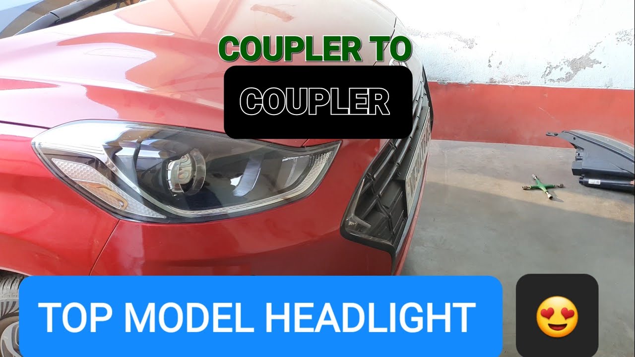 INSTALLING TOP MODEL PROJECTOR HEADLIGHT IN I10 NIOS SPORTZ 💓 |LOOK LIKE TOP MODEL 🔥