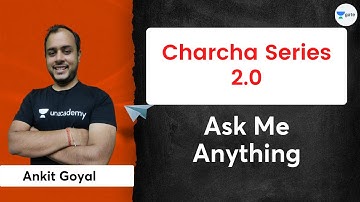 Charcha Series 2.0 - Ask Me Anything | Ankit Goyal | Kreatryx GATE