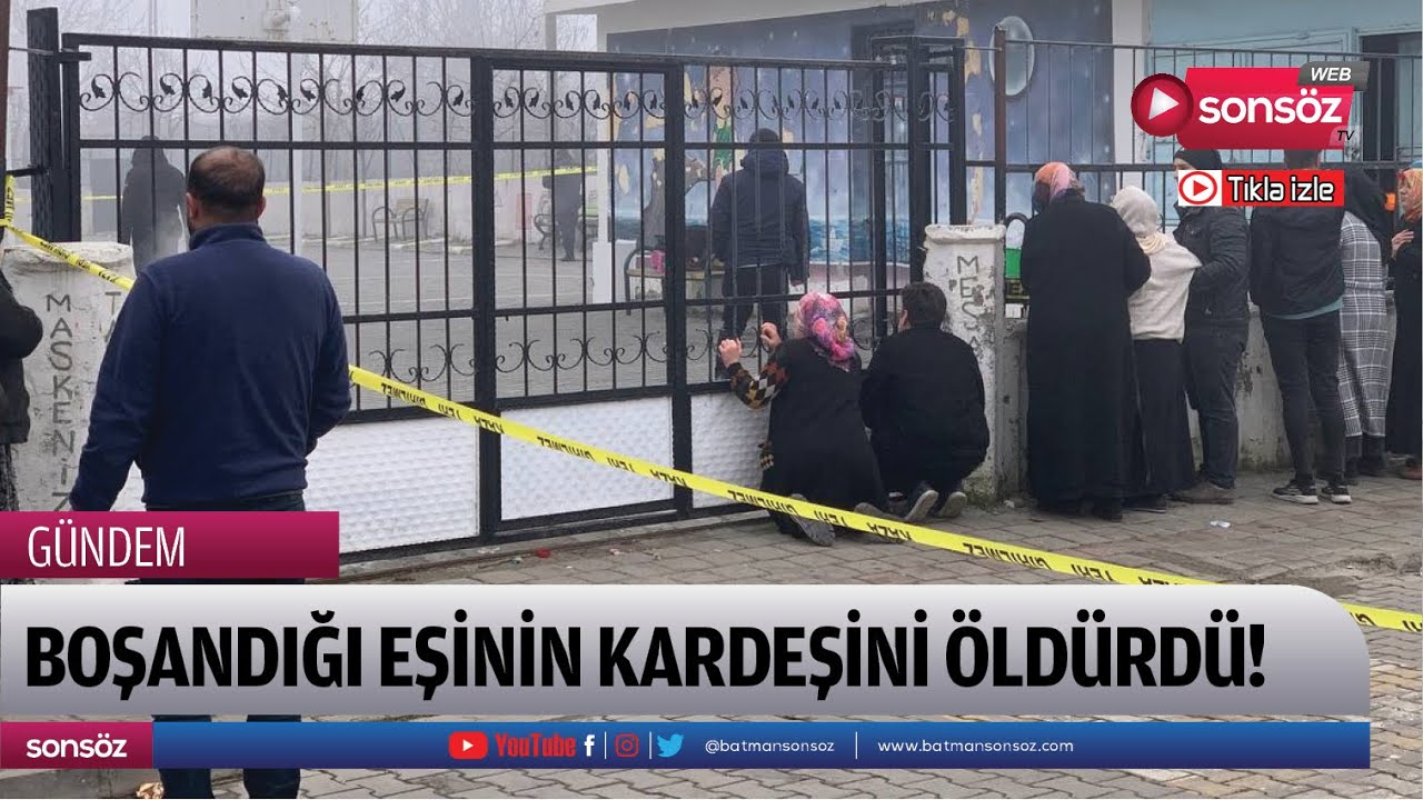 Boşandığı eşinin kardeşini &ouml;ld&uuml;rd&uuml;!