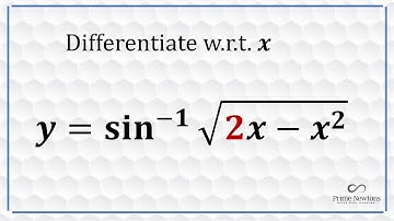 Differentiate arcsine(sqrt(2x-x^2), xE(1,2)