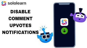 How To Disable And Turn Off Comment Upvotes Notifications On Sololearn App