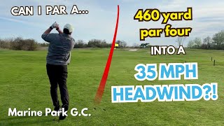 Can I par this 460 yard beast into a 3-club wind?!