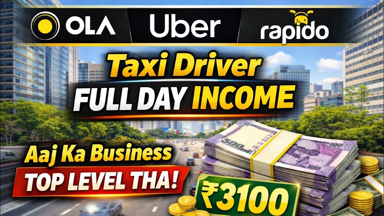 Taxi Driver Full Day Income | Aaj Ka Business Top Level Tha,
