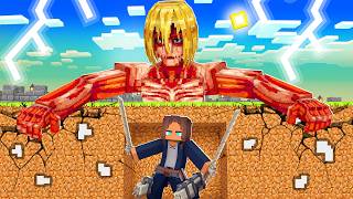 SPEEDRUNNER vs TITÃ FÊMEA no ATTACK ON TITAN