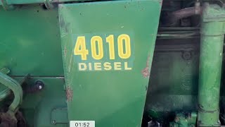 Forgotten John Deere 4010, Sitting for Years