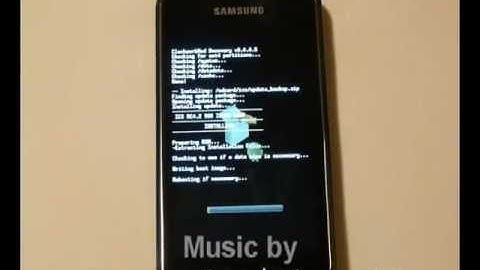 How to start bootloader and recovery in Samsung i9000 (SGS)