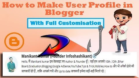 How to Make Author Profile in Blogger | User Profile Full Customisation Settings 2022 👍👍