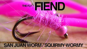 Squirmy Wormy / San Juan Worm Fly Tying Tutorial | The Fly Fiend.