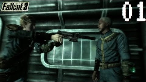 Fallout 3 Evil Karma & Max Level Gameplay Part 1 - Escaping Vault 101 (Xbox 360 HD)