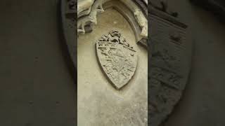 Ilam Village Cross Gothic style revival monument Manifold Valley Peak District Staffordshire.