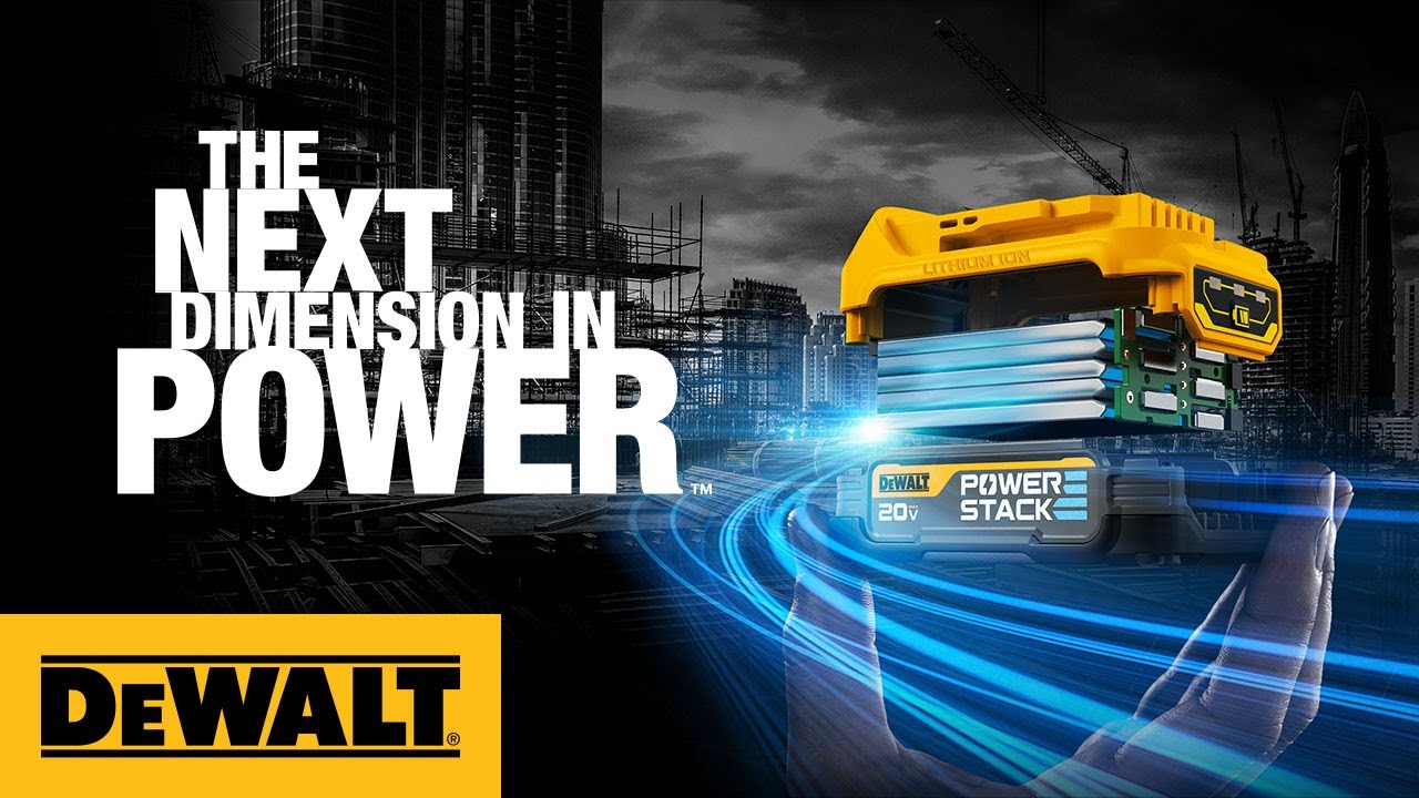 The Next Dimension in Power: DEWALT Introduces POWERSTACK™ 20V MAX* 5Ah  Battery with Revolutionary Pouch Cell Technology