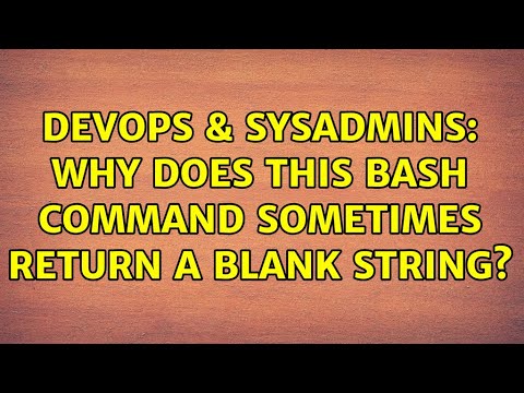 DevOps & SysAdmins: