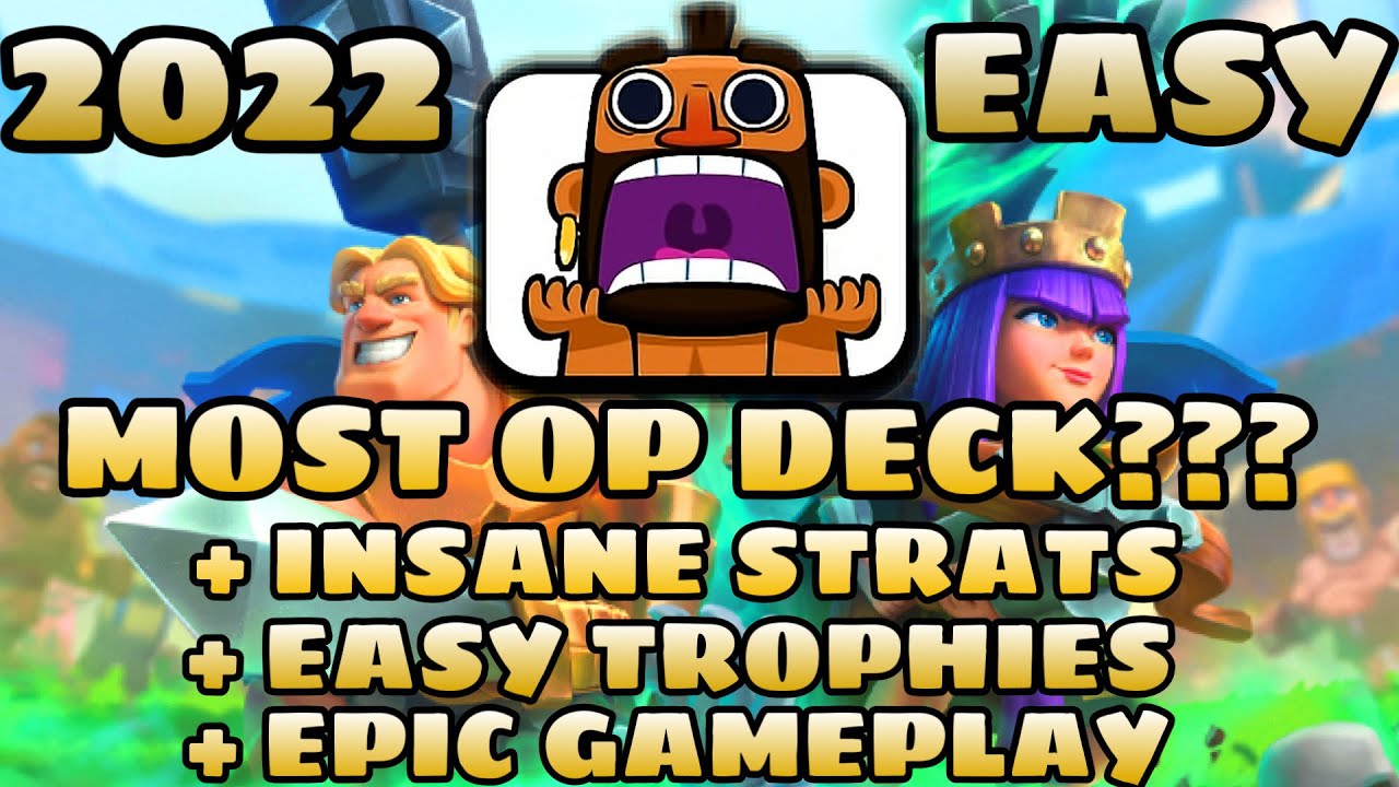 NEW META DECK HOW TO WIN EVERY CLASH ROYALE GAME EZ OVERPOWERED
