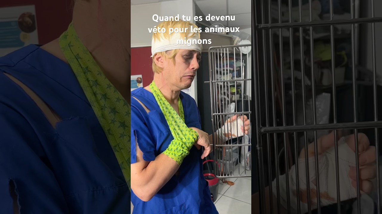 La vérité sur les animaux hospitalisés #chien #chat #pov