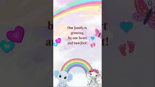 Playful Pregnancy Announcement Video | Rainbow Baby Reveal #03E
