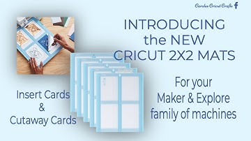 NEW CRICUT 2x2 CARD MATS for EXPLORE & MAKER MACHINES