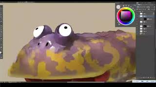 ShotaCG_YU-YIMING Budgett's frog speed painting