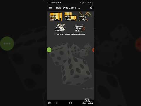 How to use the Balut Dice Game - Directors Cut app.