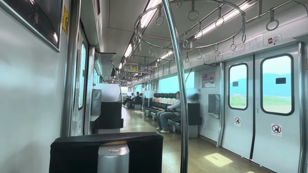 ロングシート化された鹿児島本線817系】新八代→千丁《車内》 - YouTube