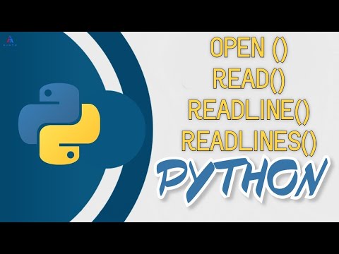 PART 26 PYTHON | الدرس السادس و العشرون : OPEN() & READ() & READLINE() & READLINES()
