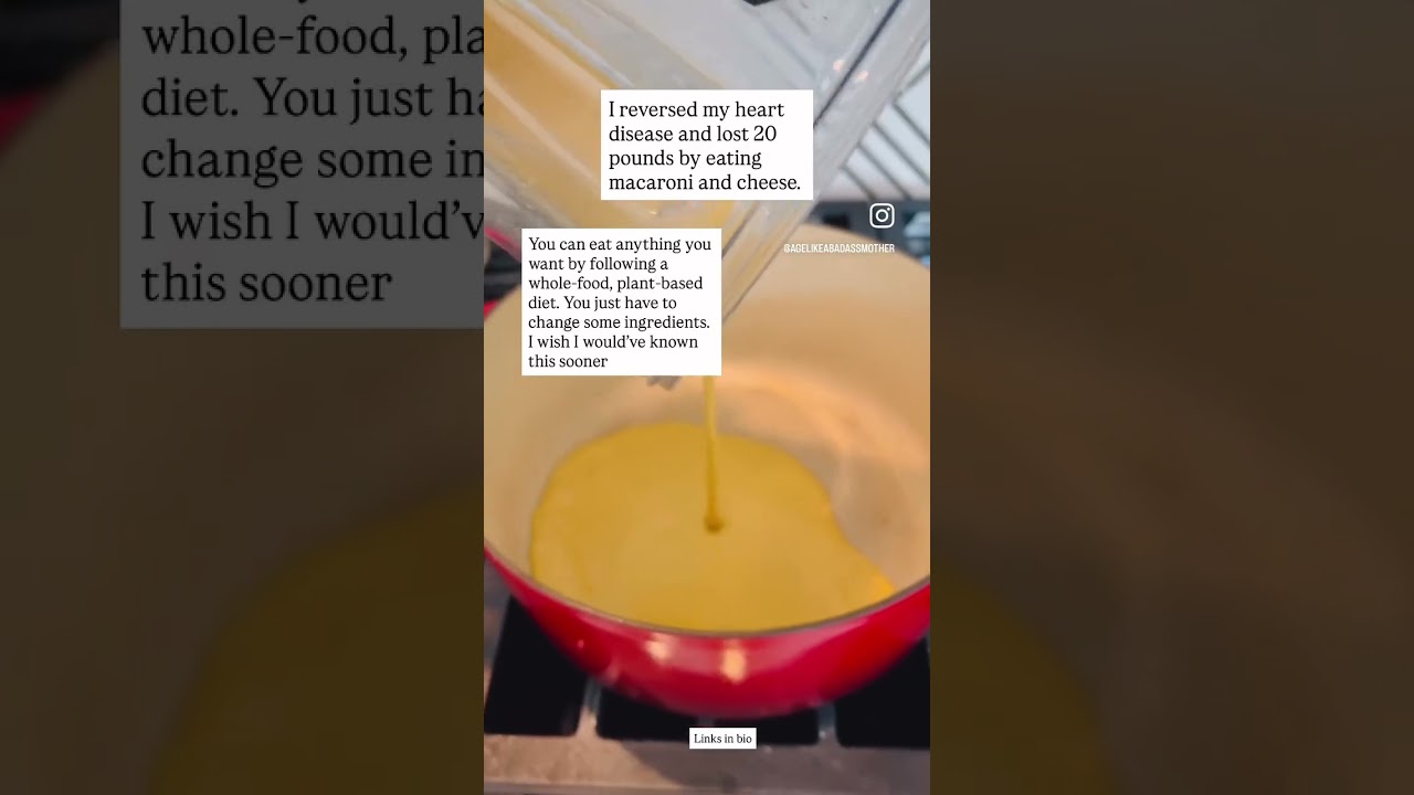 Eat Mac 'n Cheese to Lose Weight and Get Healthy #wfpb #weightloss #vegan #healthyrecipes #health