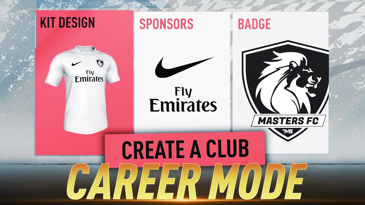 **NEW CAREER MODE** CREATE A CLUB CAREER MODE #0