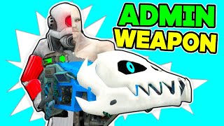 I Use An ADMIN WEAPON And SUIT To Raid As a HOMELESS HIDDEN Super ADMIN On Gmod DarkRP Trolling